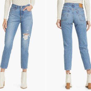 NWT Levi's Premuim Denim Wedgie High-Rise Icon Jeans Size 26 Athens Asleep
